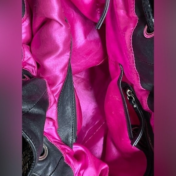 CHEZ FINE LEATHER GOODS by CHERYL LEATHER SNAKE HANDBAG SHOULDER LARGE‌ - Picture 9 of 9